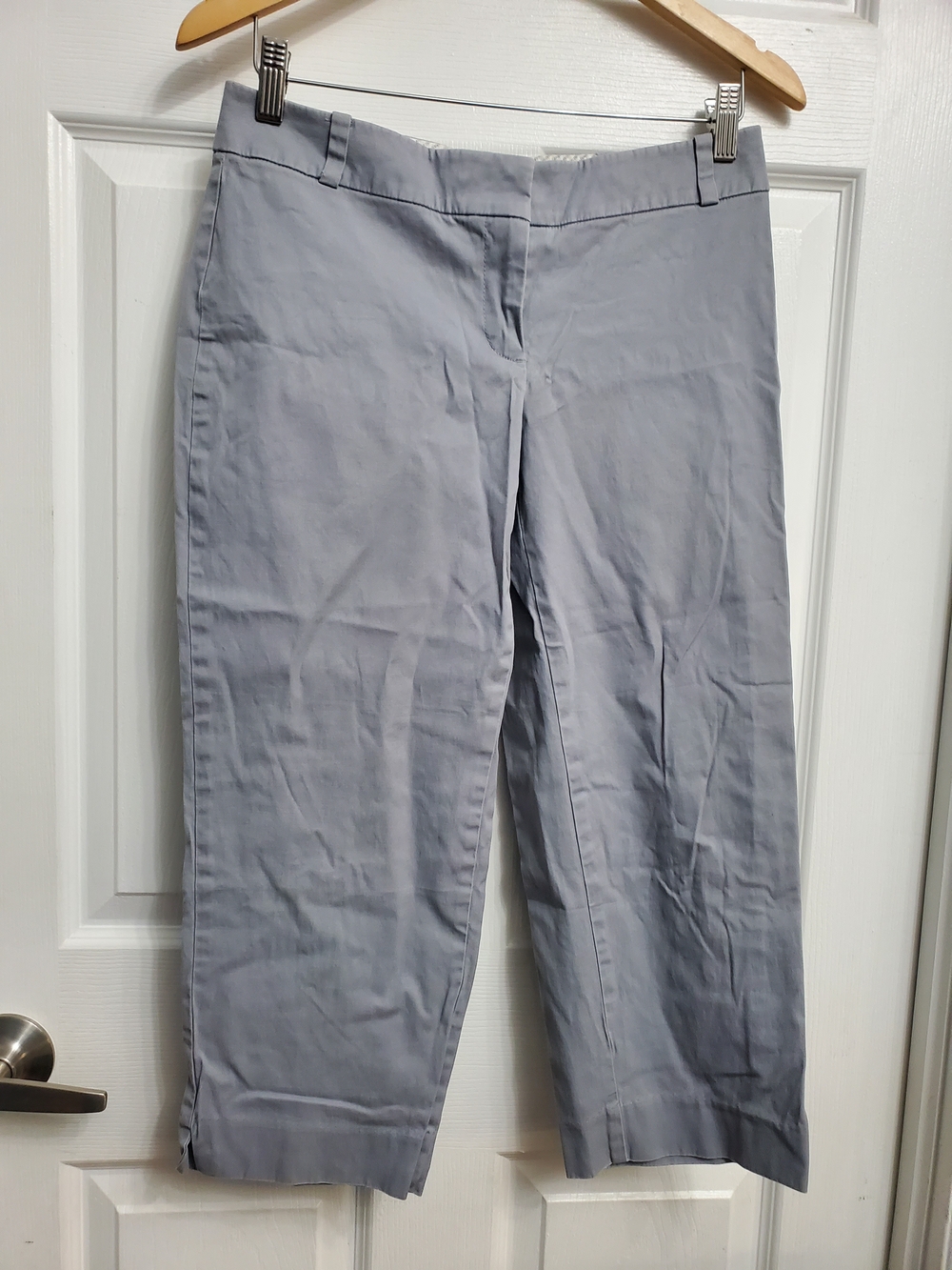 Talbots Petite Light Gray Cropped Dress Pants - SIZE 6P